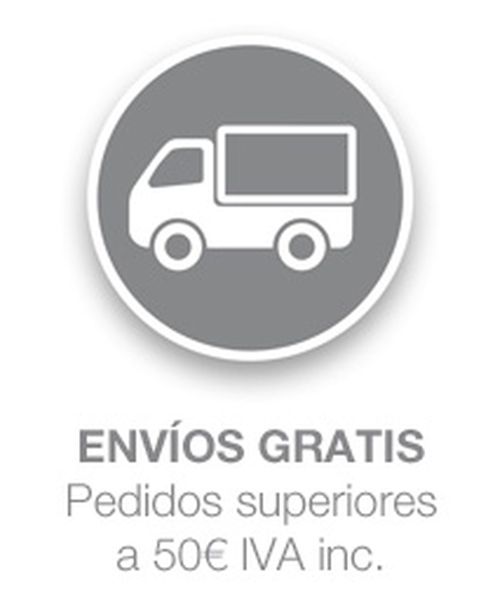 Envíos gratis Península y Baleares +40€