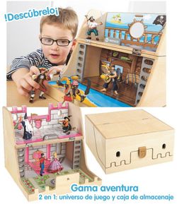 Gama aventura, casitas y castillos infantiles.