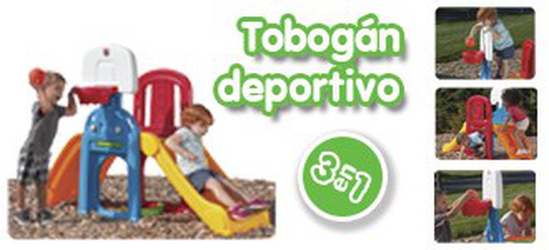 Tobogán de Exterior: 3 en 1