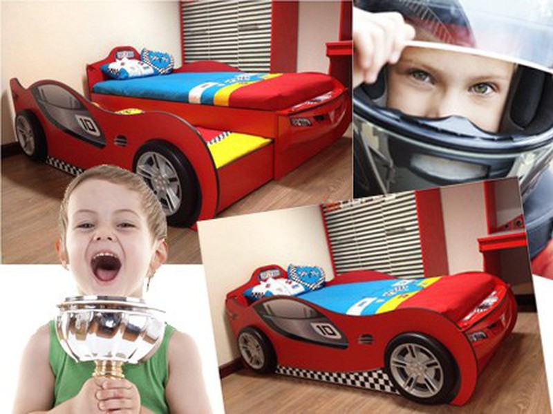 Cama coche nido Racer Turbo ¡Impresionante!