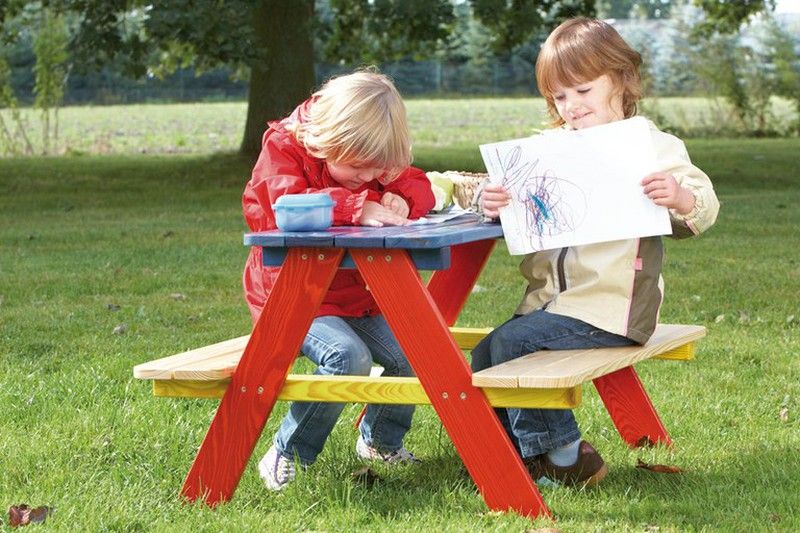 Mesas picnic de exterior infantiles