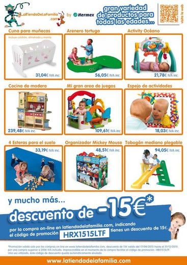 Aplícate el cupón de 15€ descuento por la compra de 200€