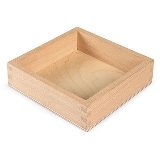 Caja de madera jugamos a clasificar y almacenar heurística