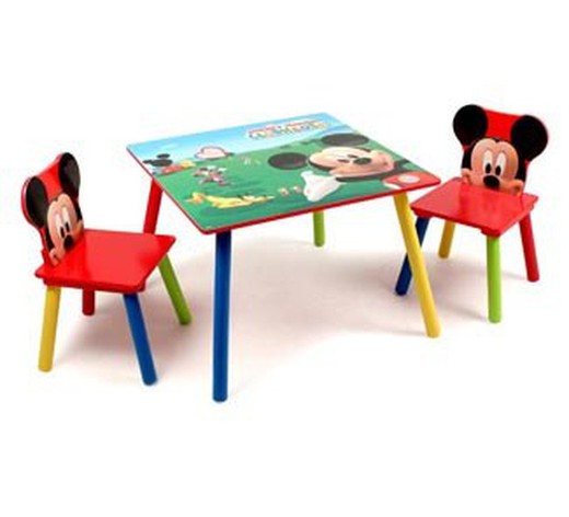 Conjunto de Mesa y sillas Mickey Disney