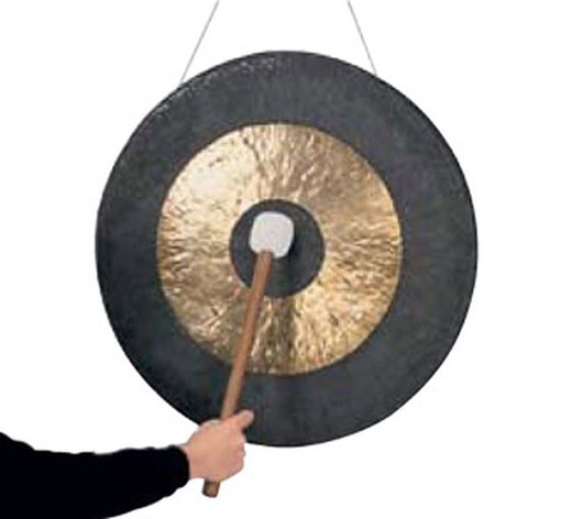 Gong chino con maza 30cm