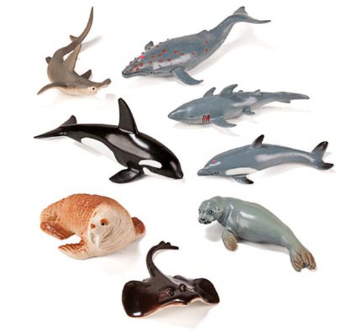 Lote 8 animales marinos