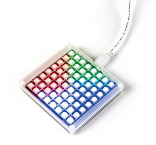 Rainbow scratch matrix