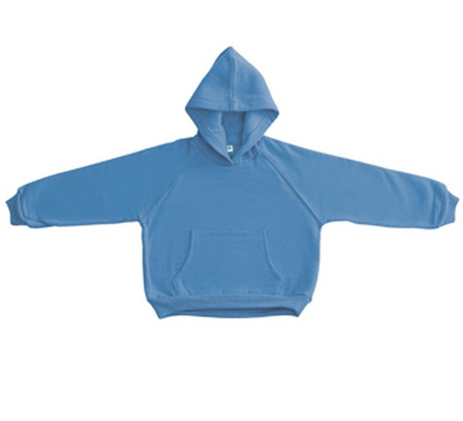 Sudadera niño t.3 capucha y bolsillo delantero