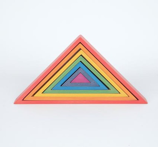 Triángulos de arcoíris arquitecto