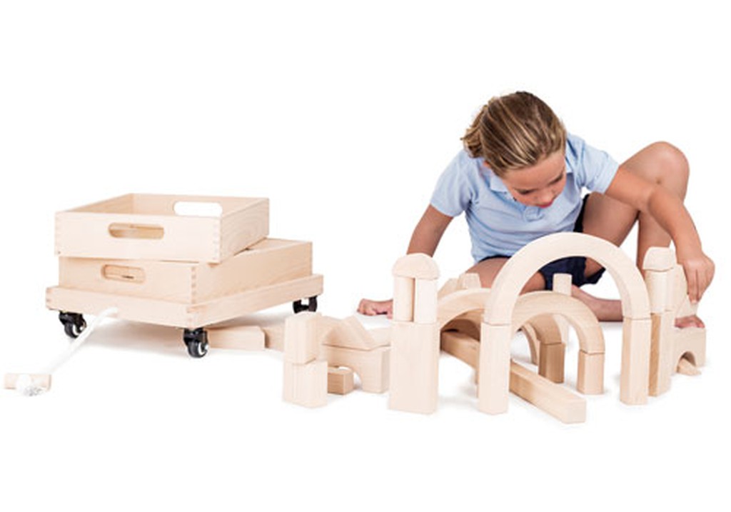 Juegos de construccion sales de madera para niños