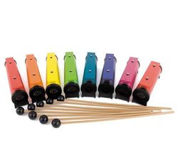8 metalonotas do a do con estuche
