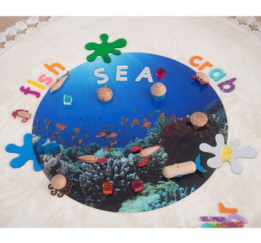 Alfombrilla semi-traslucidas aventura en el Mar