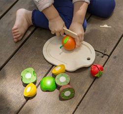 Alimentos para cortar ecológicos las frutas