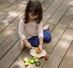 Alimentos para cortar ecológicos las frutas