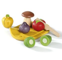 Alimentos para cortar ecológicos las verduras