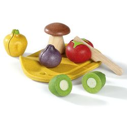 Alimentos para cortar ecológicos las verduras