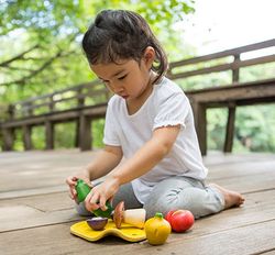 Alimentos para cortar ecológicos las verduras