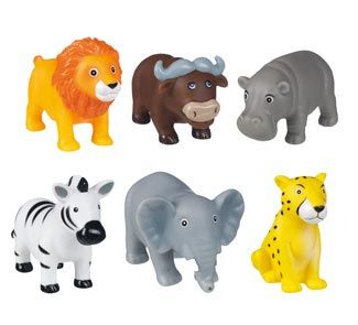 Animales de goma la Sabana