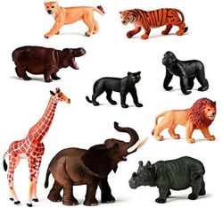 Animales de la selva lote de 9