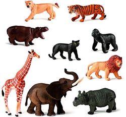 Animales de la selva lote de 9