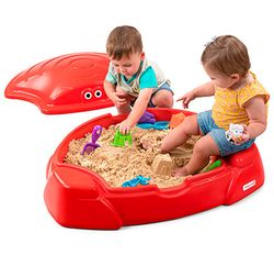 Arenero infantil con tapa el cangrejo para exterior