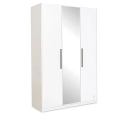 Armario White 3 puertas con espejo