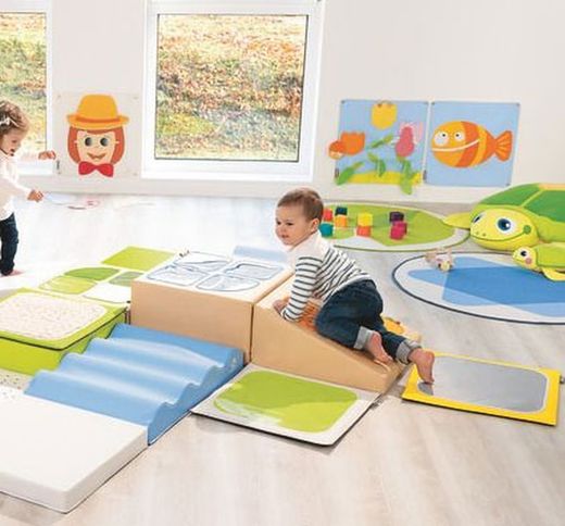 Baldosas sensoriales brillante