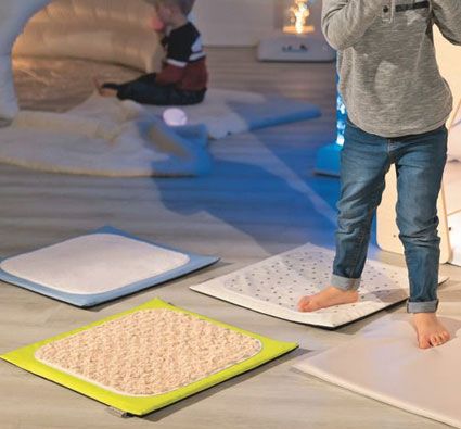 Baldosas sensoriales sedoso