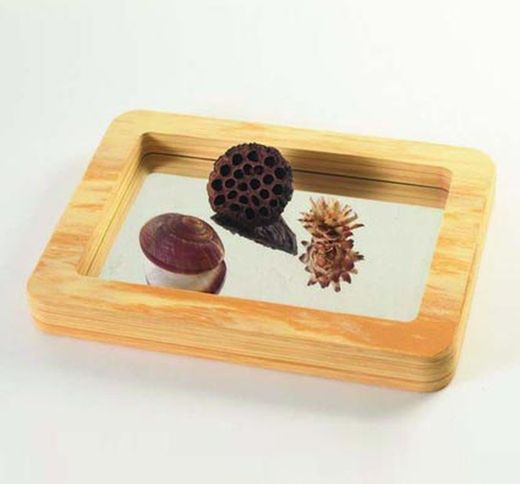Bandeja de experimentación con espejo