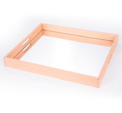 Bandeja espejo de madera