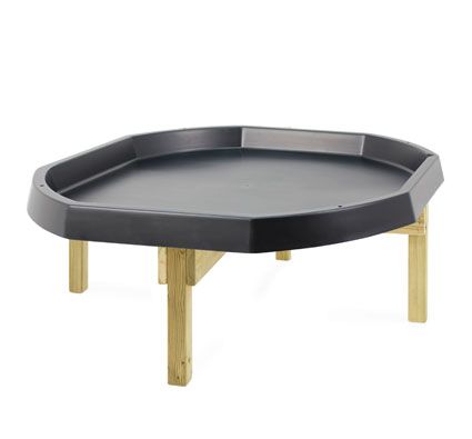 Bandeja mundo activo con soporte de madera  -Alt 40cm