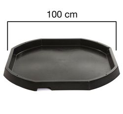 Bandeja mundo activo con soporte de madera  -Alt 40cm