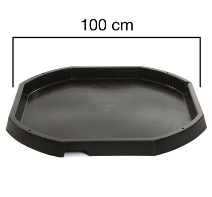 Bandeja mundo activo con soporte de madera  -Alt 40cm