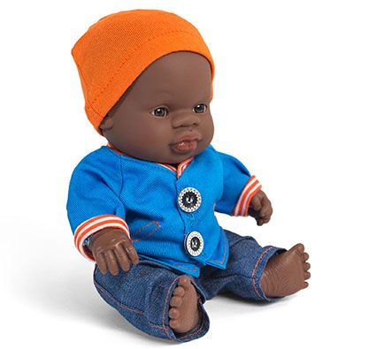 Bebes africanos niño 21 cm