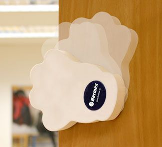 Bloquea puerta mano giratoria