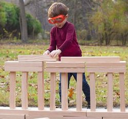 Bloques de construcción las vigas