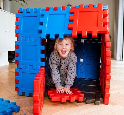 Bloques de construcción Waffle