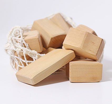Bloques construcción naturales Waldorf