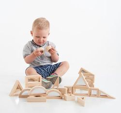 Bloques sensoriales pequeños los espejos
