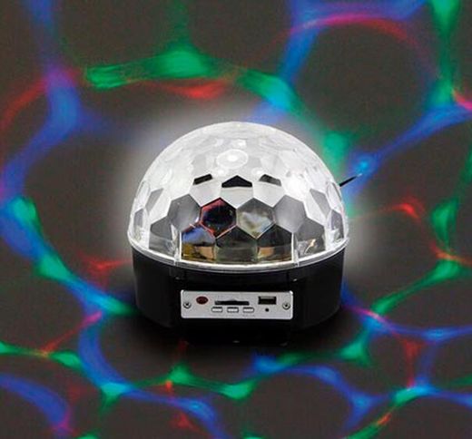 Bola proyectora efectos de luz y música