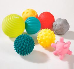 Pelotas sensoriales táctiles set de 8 pelotas