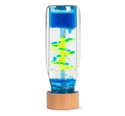 Botella sensorial espiral mágica