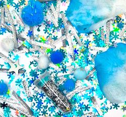 Botellas sensorial creala tu mismo DIY White