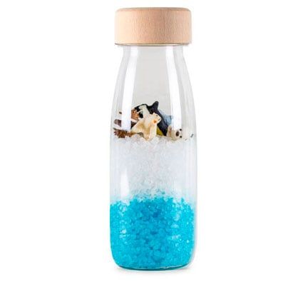 Botellas sensoriales el hielo