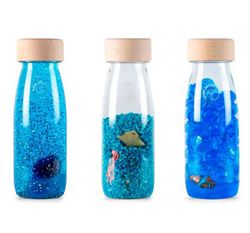 Botellas sensoriales el mar