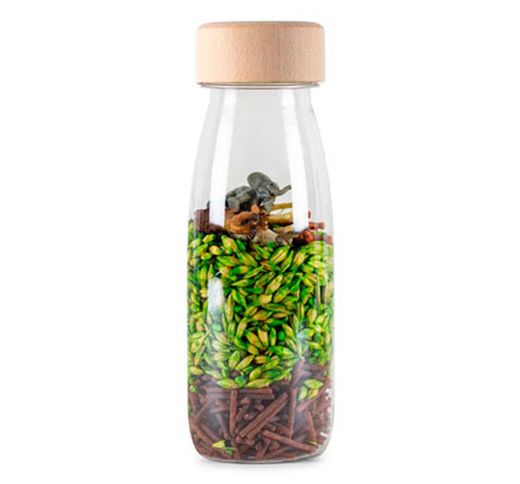 Botellas sensoriales naturaleza