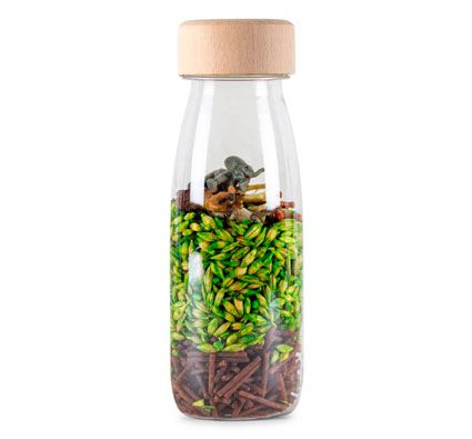 Botellas sensoriales naturaleza