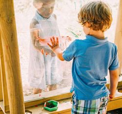 Caballete de pintura infantil natur