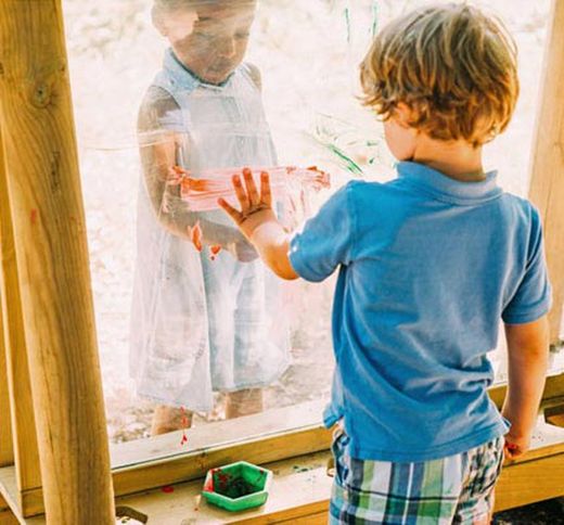 Caballete de pintura infantil natur