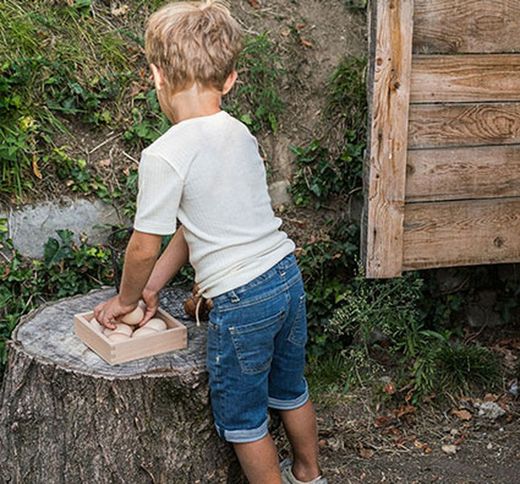Caja de madera jugamos a clasificar y almacenar heurística